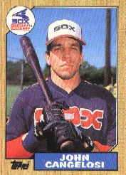 1987 Topps Baseball Cards      201     John Cangelosi